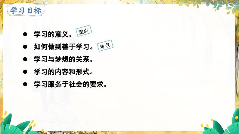 人教2024版道法七上  第1单元  3.2 学习成就梦想 PPT课件08