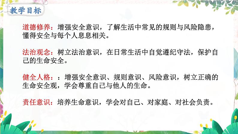 人教2024版道法七上  第3单元  9.1 增强安全意识 PPT课件04