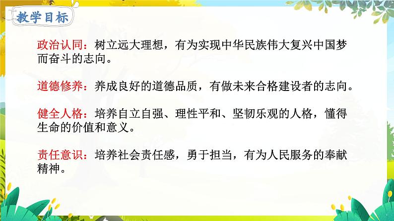 人教2024版道法七上  第4单元  11.1 探问人生目标 PPT课件04