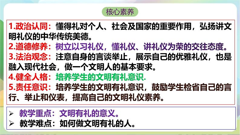 【核心素养】4.2《以礼待人》课件—统编版道德与法治八年级上册03