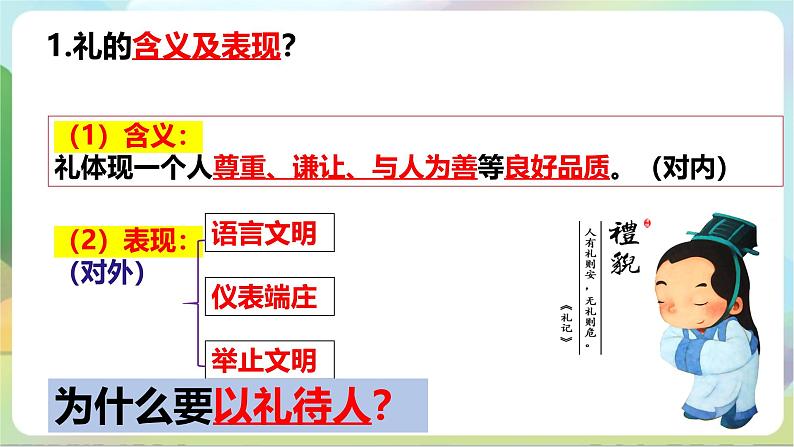 【核心素养】4.2《以礼待人》课件—统编版道德与法治八年级上册07