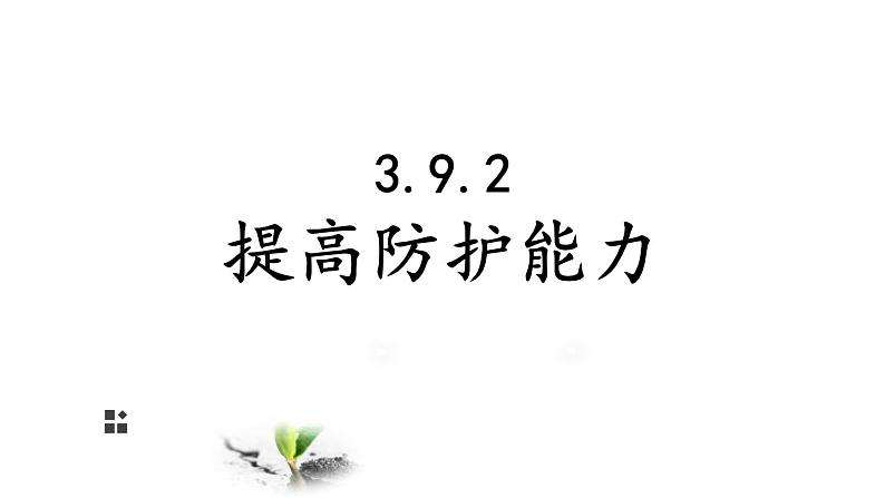 3.9.2 提高防护能力 课件-2024-2025学年统编版道德与法治七年级上册01