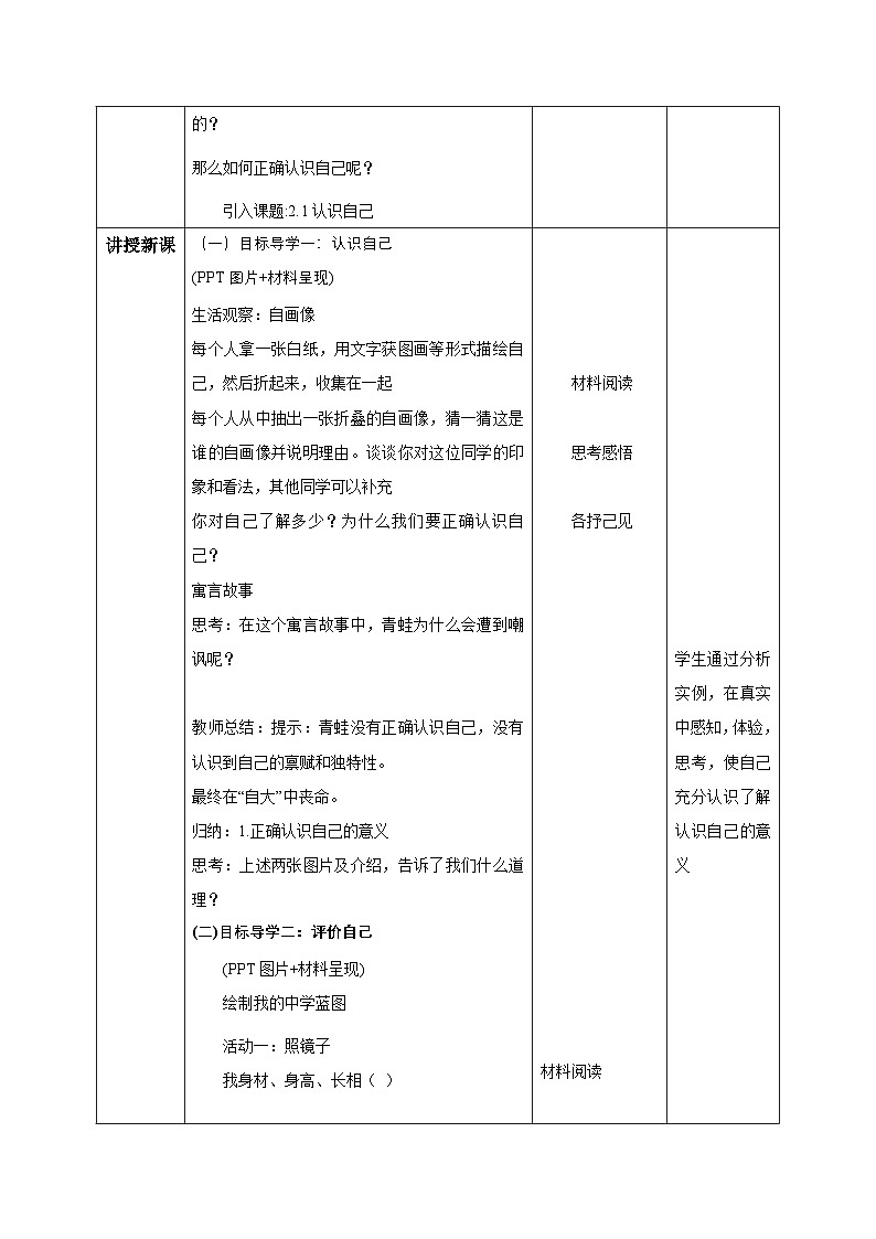 【人教版】七上政治  2.1 认识自己（课件+教案+练习+导学案+视频）02