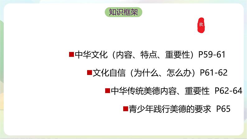 人教部编版道法九上5.1《延续文化血脉》课件+教案03