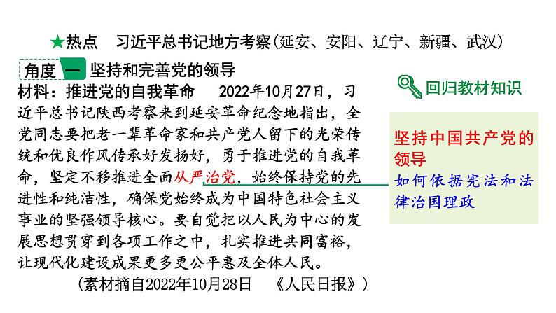 陕西省2024年道法中考热点备考重难专题：习近平总书记地方考察（课件）02