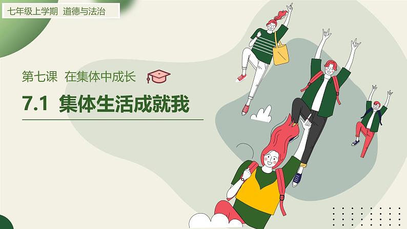 人教部编版（2024）道法七年级上册-7.1集体生活成就我（课件）第1页