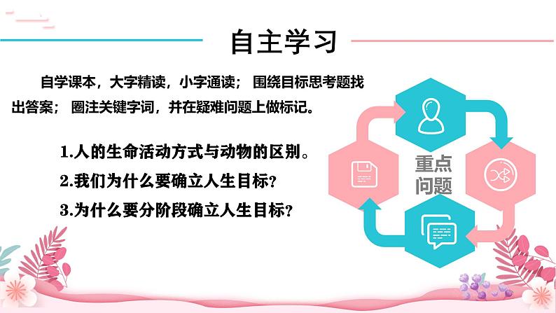 人教部编版（2024）道法七年级上册-11.1  探问人生目标（课件）04