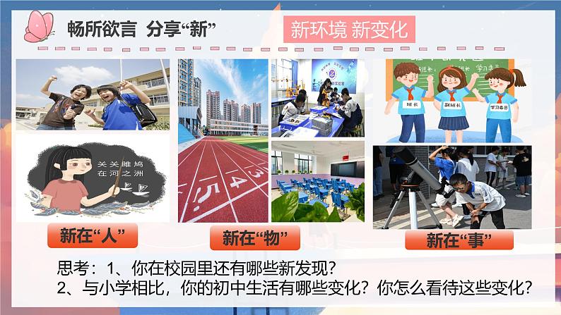 2024-2025学年统编版道德与法治七年级上册 1.1 奏响中学序曲 课件06