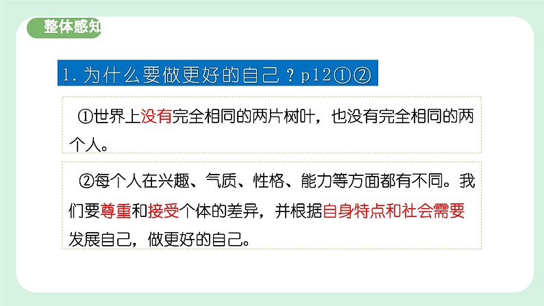 2.2《做更好的自己 》2024-2025学年七年级道德与法治课件+教案07