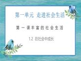 1.2在社会中成长 （课件）-2024-2025学年八年级道德与法治上册同（统编版·2024年）