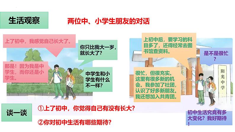 1.1 奏响中学序曲（课件）  2024-2025学年七年级道德与法治上册 统编版202404