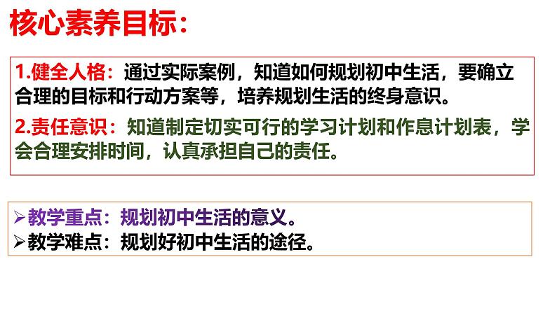 1.2 规划初中生活 课件-2024-2025学年统编版道德与法治七年级上册(6)03