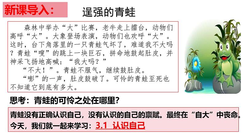 2.1 认识自己 课件-2024-2025学年统编版道德与法治七年级上册(1)01