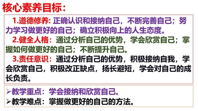 2.2 做更好的自己 课件-2024-2025学年统编版道德与法治七年级上册 (1)(5)第4页