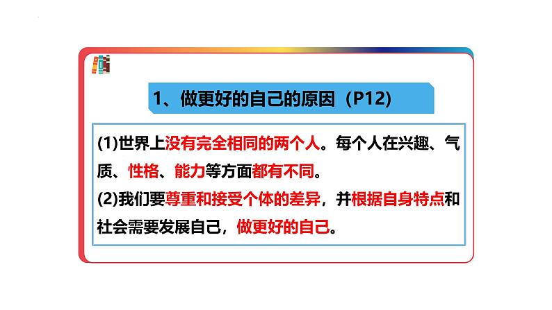 2.2 做更好的自己 课件-2024-2025学年统编版道德与法治七年级上册(6)07