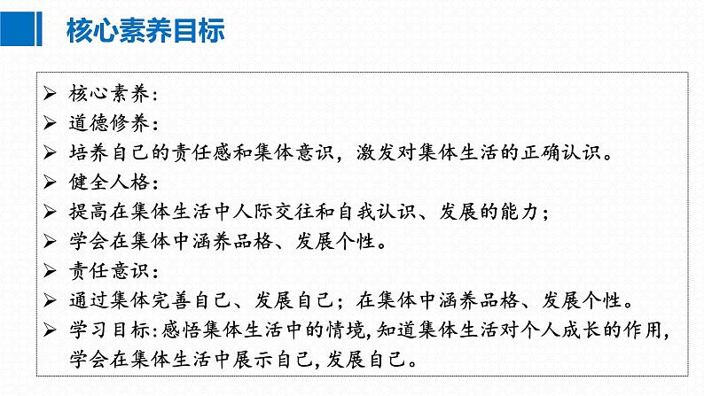 7.1集体生活成就我 课件  2024-2025学年七年级道德与法治上册 统编版202404