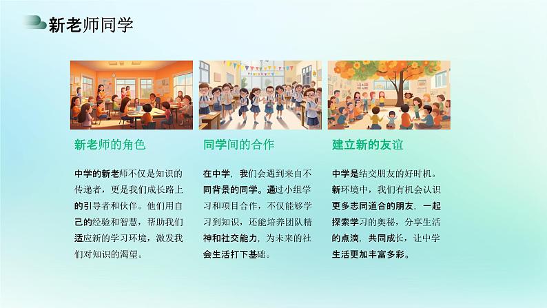 2024-2025学年统编版道德与法治七年级上册  1.1 奏响中学序曲 课件第6页