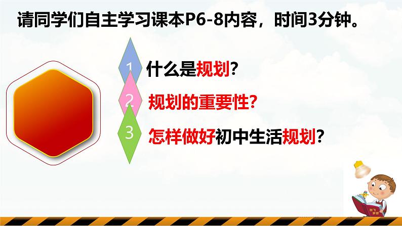 2024-2025学年统编版道德与法治七年级上册 1.2 规划初中生活 课件04