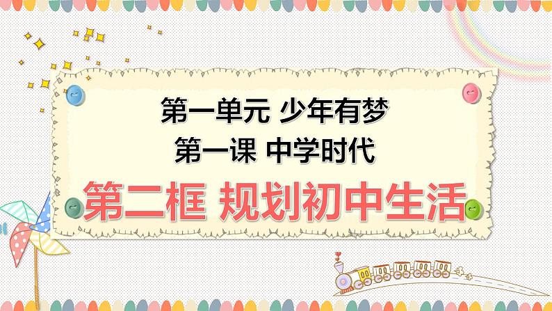 人教统编2024年版七年级道德与法制上册第1课开启初中生活第二框 规划初中生活（优质课件）02