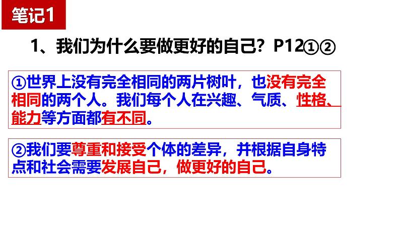 统编版（2024）道德与法治七年级上册2.2《做更好的自己》教学课件06