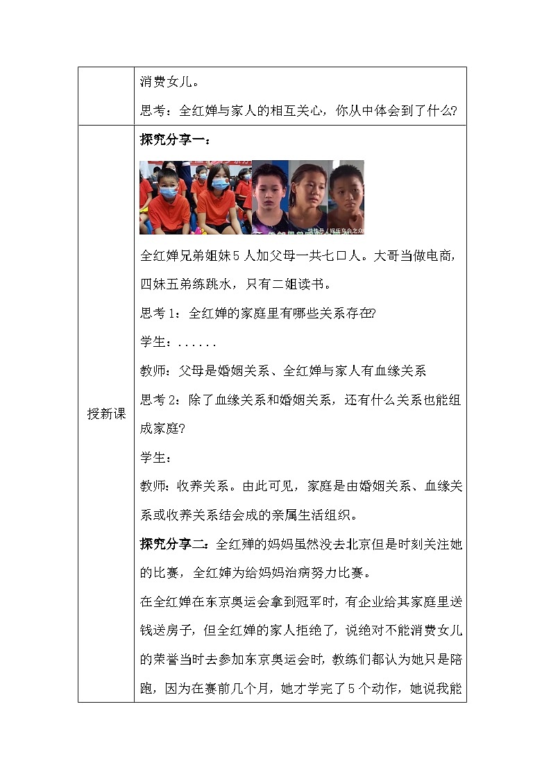 统编版（2024）道德与法治七年级上册4.1 家的意味 教案02