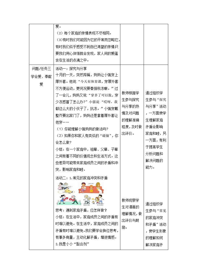 【大单元整体教学】部编版道德与法治七上4.2 让家更美好（课件+大单元教学设计+课时教案）02
