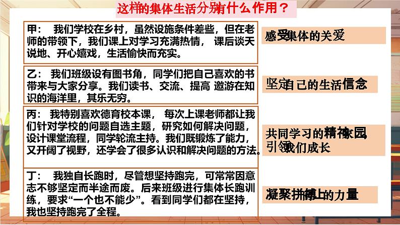 【大单元整体教学】部编版道德与法治七上7.2 共建美好集体（课件+大单元教学设计+课时教案）07