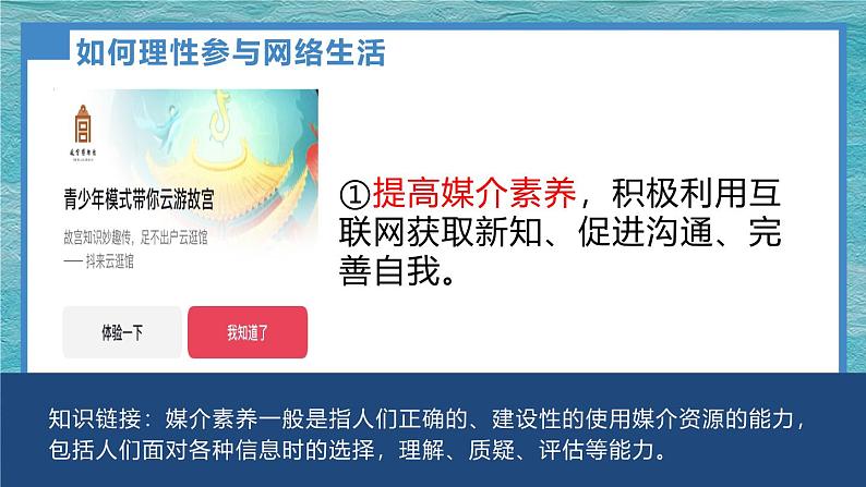 2.2合理利用网络 课件 2024-2025学年八年级道德与法治上册 （统编版）第6页