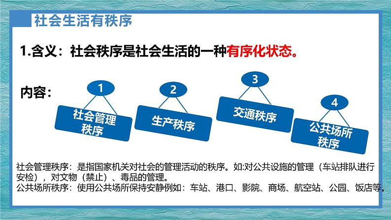 3.1维护秩序 课件 2024-2025学年八年级道德与法治上册 （统编版）第7页