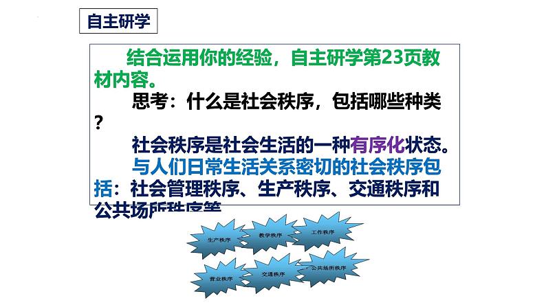 3.1 维护秩序 课件-2024-2025学年道德与法治八年级上册 统编版2024第6页