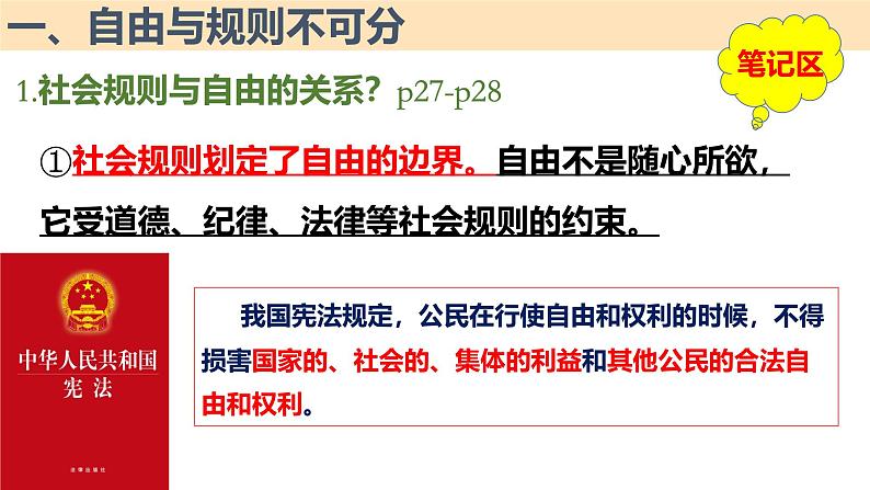 3.2 遵守规则 课件-2024-2025学年道德与法治八年级上册 统编版2024第6页