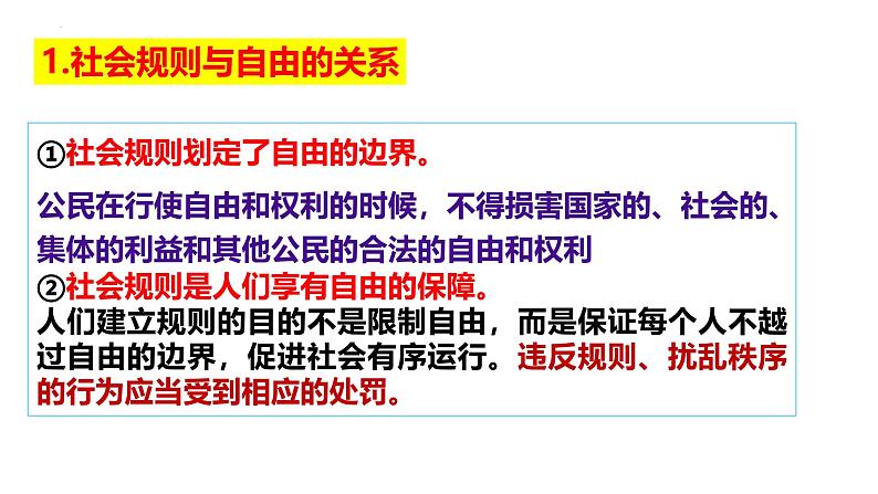 3.2 遵守规则 课件-2024-2025学年道德与法治八年级上册 统编版2024第7页