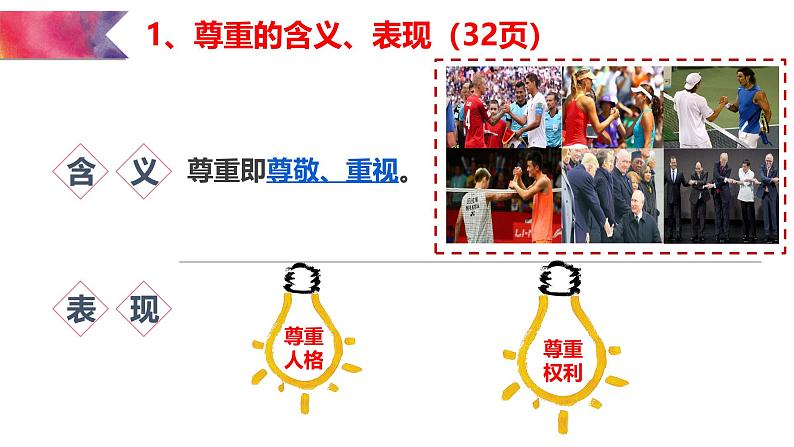 4.1 尊重他人 课件-2024-2025学年道德与法治八年级上册 统编版202405