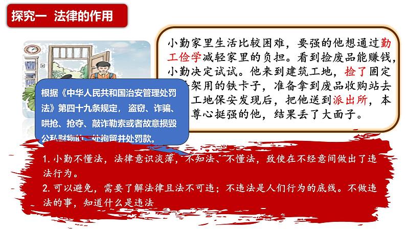 5.1  法不可违 课件 -2024-2025学年道德与法治统编版八年级上册06