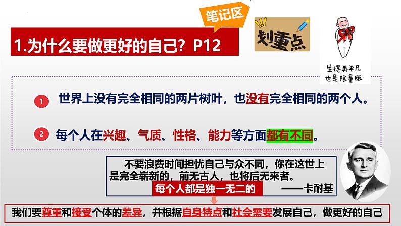 2.2 做更好的自己 同步课件-2024-2025学年道德与法治七年级上册 统编版2024第7页