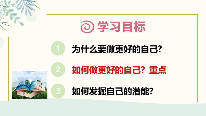 2.2 做更好的自己 同步课件-2024-2025学年道德与法治七年级上册 统编版 202404