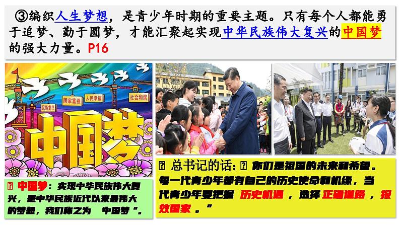 3.1 做有梦想的少年 课件-2024-2025学年统编版道德与法治七年级上册第8页