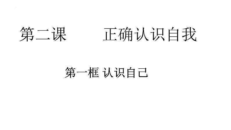 2.1 认识自己 同步课件-2024-2025学年道德与法治七年级上册 统编版 2024第2页