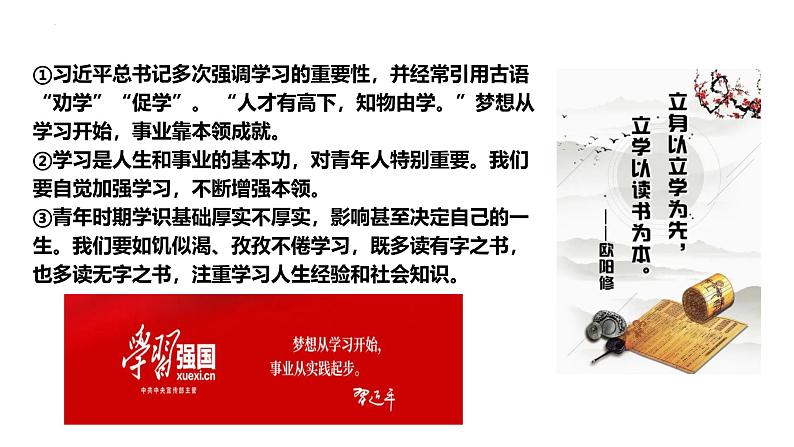 3.2 学习成就梦想 课件- 2024-2025学年统编版道德与法治七年级上册第6页