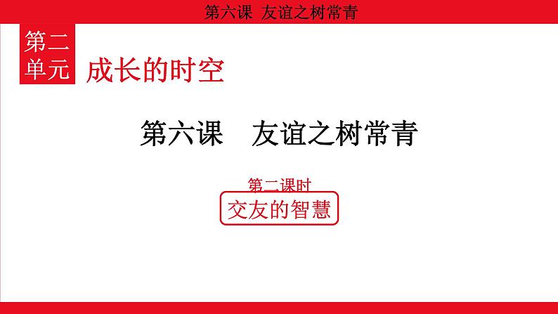 6.2 交友的智慧 课件-2024-2025学年统编版道德与法治七年 级第1页