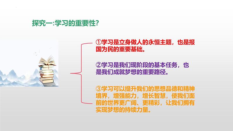 3.2 学习成就梦想  【课件】2024-2025学年七年级上册道德与法治 统编版202408