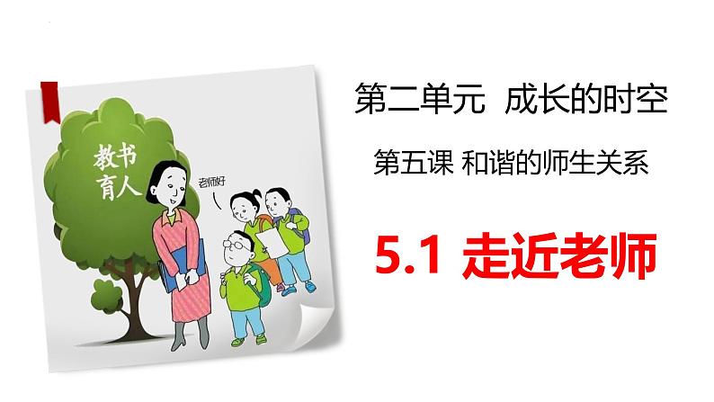 5.1 走近老师 课件-2024-2025学年统编版道德与法治七年级上 册第2页