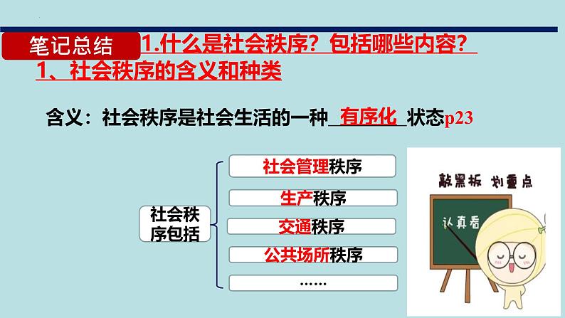 3.1 维护秩序  课件 2024-2025学年八年级道德与法治上册 （统编版）08