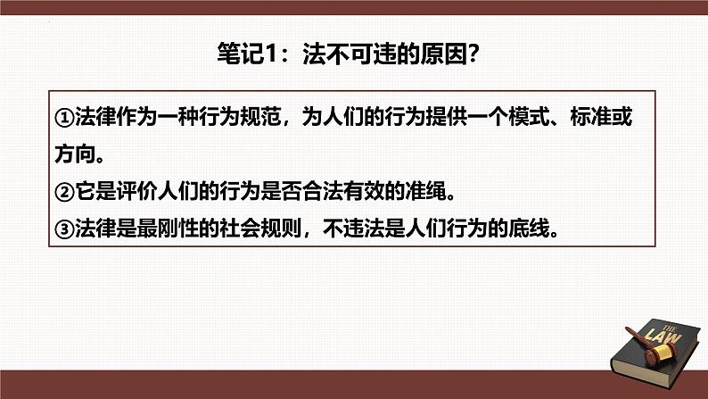 5.1 法不可违 课件-2024-2025学年统 编版道德与法治八年级上册05