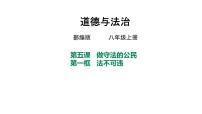 初中政治 (道德与法治)人教版（2024）八年级上册法不可违教课内容ppt课件