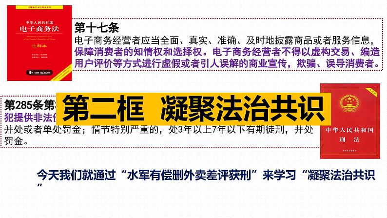 4.2  凝聚法治共识 课件 -2024-2025学年统编版道德与法治九年级上册01