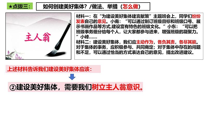 7.2 共建美好集体 课件-2024-2025学 年统编版道德与法治七年级上册08