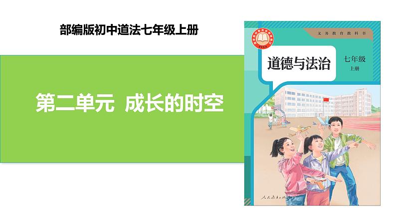 【公开课】新统编版初中道法7上第二单元  成长的时空复习课件第1页