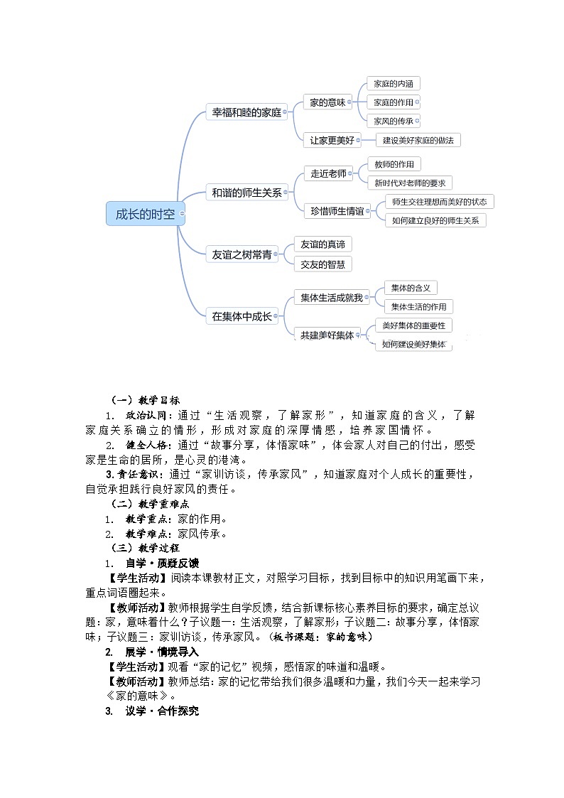 七上4.1家的意味 教学设计02