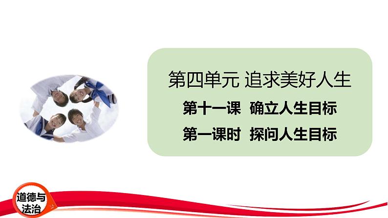 2024年新版七年级上册道德与法治11.1 探问人生目标 课件01